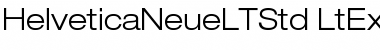 Download Helvetica Neue LT Std 43 Light Extended Font