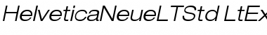 Download Helvetica Neue LT Std 43 Light Extended Oblique Font