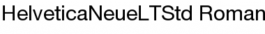Download Helvetica Neue LT Std 55 Roman Font