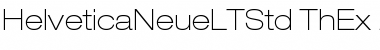 Download Helvetica Neue LT Std 33 Thin Extended Font Title Preview