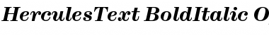 Download Hercules Text Bold Italic Font