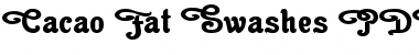 Download Cacao Fat Swashes Regular Font