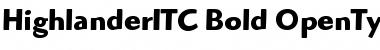 Download Highlander ITC Bold Font