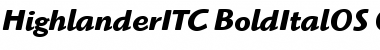 Download Highlander ITC Font