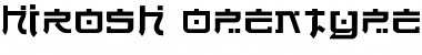 Download Hirosh Regular Font