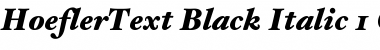 Download HoeflerText-Black-Italic Regular Font