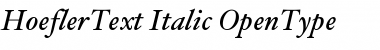 Download HoeflerText Italic Font