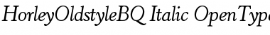 Download Horley Old Style BQ Regular Font