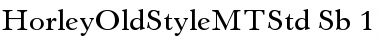 Download Horley Old Style MT Std Font