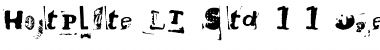 Download HotPlate LT Std 1 Regular Font Title Preview