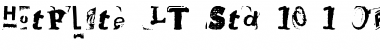 Download HotPlate LT Std 10 Regular Font Title Preview