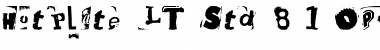 Download HotPlate LT Std 8 Regular Font Title Preview