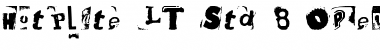 Download HotPlate LT Std 8 Regular Font Title Preview