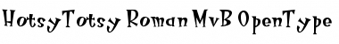 Download HotsyTotsy Roman-MvB Font Title Preview