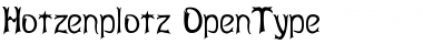 Download Hotzenplotz Regular Font Title Preview