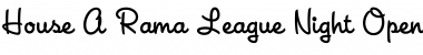 Download House-A-Rama League-Night Font Title Preview