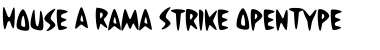 Download House-A-Rama Strike Font