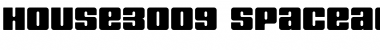 Download HOUSE3009 Spaceage-Black-Beta Font