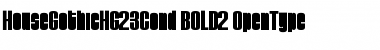 Download HouseGothicHG23Cond BOLD2 Font
