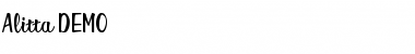 Download Alitta Regular Font Title Preview