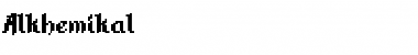 Download Alkhemikal Medium Font Title Preview