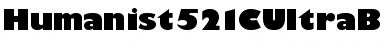 Download Humanist521C UltraBold BT Regular Font