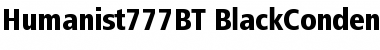 Download Humanist 777 Black Condensed Font