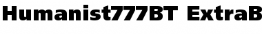 Download Humanist 777 Extra Black Font