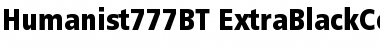 Download Humanist 777 Extra Black Condensed Font