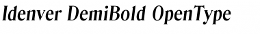 Download Idenver DemiBold Font