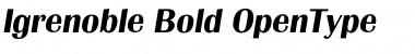 Download Igrenoble Bold Font