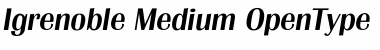 Download Igrenoble Medium Font