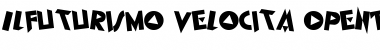 Download IlFuturismo Velocita Font Title Preview