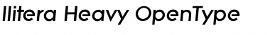 Download Ilitera Heavy Font Title Preview