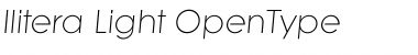 Download Ilitera Light Font Title Preview