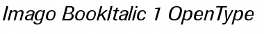 Download Berthold Imago Book Italic Font Title Preview