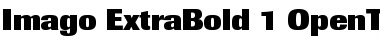 Download Berthold Imago Extra Bold Font Title Preview