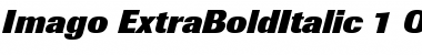 Download Berthold Imago Extra Bold Italic Font Title Preview