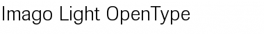 Download Berthold Imago Light Font Title Preview