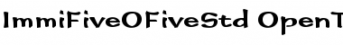 Download Immi Five O Five Std Font