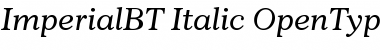 Download Imperial Italic Font Title Preview
