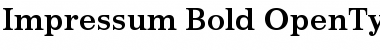 Download Impressum Bold Font Title Preview
