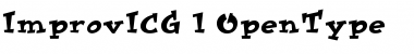 Download ImprovICG Regular Font Title Preview