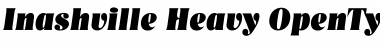 Download Inashville Heavy Font Title Preview