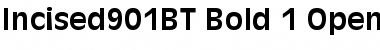 Download Incised 901 Bold Font Title Preview