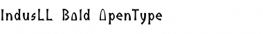 Download IndusLL Bold Font Title Preview