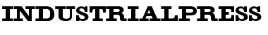 Download Industrial Press Font Title Preview