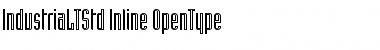 Download Industria LT Std Inline Font Title Preview