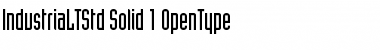 Download Industria LT Std Solid Font Title Preview