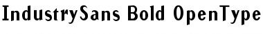 Download IndustrySans Bold Font Title Preview